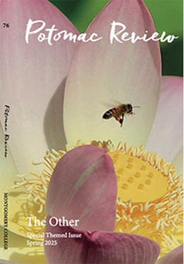 Cover of the Potomac Review Vol.76 special Spring 2025 themed issue on “The Other”